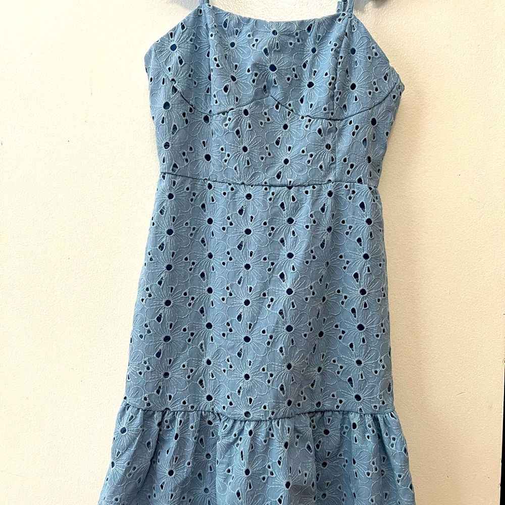 Womens dress size small by trendyol baby blue new